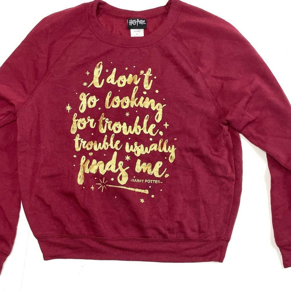 Harry Potter I Don’t Go Looking for Trouble Sweatshirt